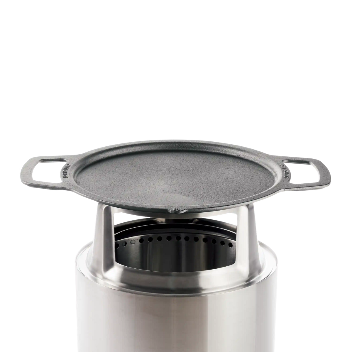 15" Fire Pit Cast Iron Griddle Top + Hub