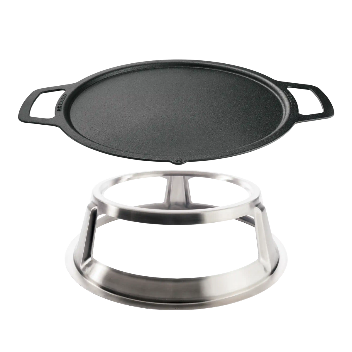 27" Fire Pit Cast Iron Griddle Top + Hub